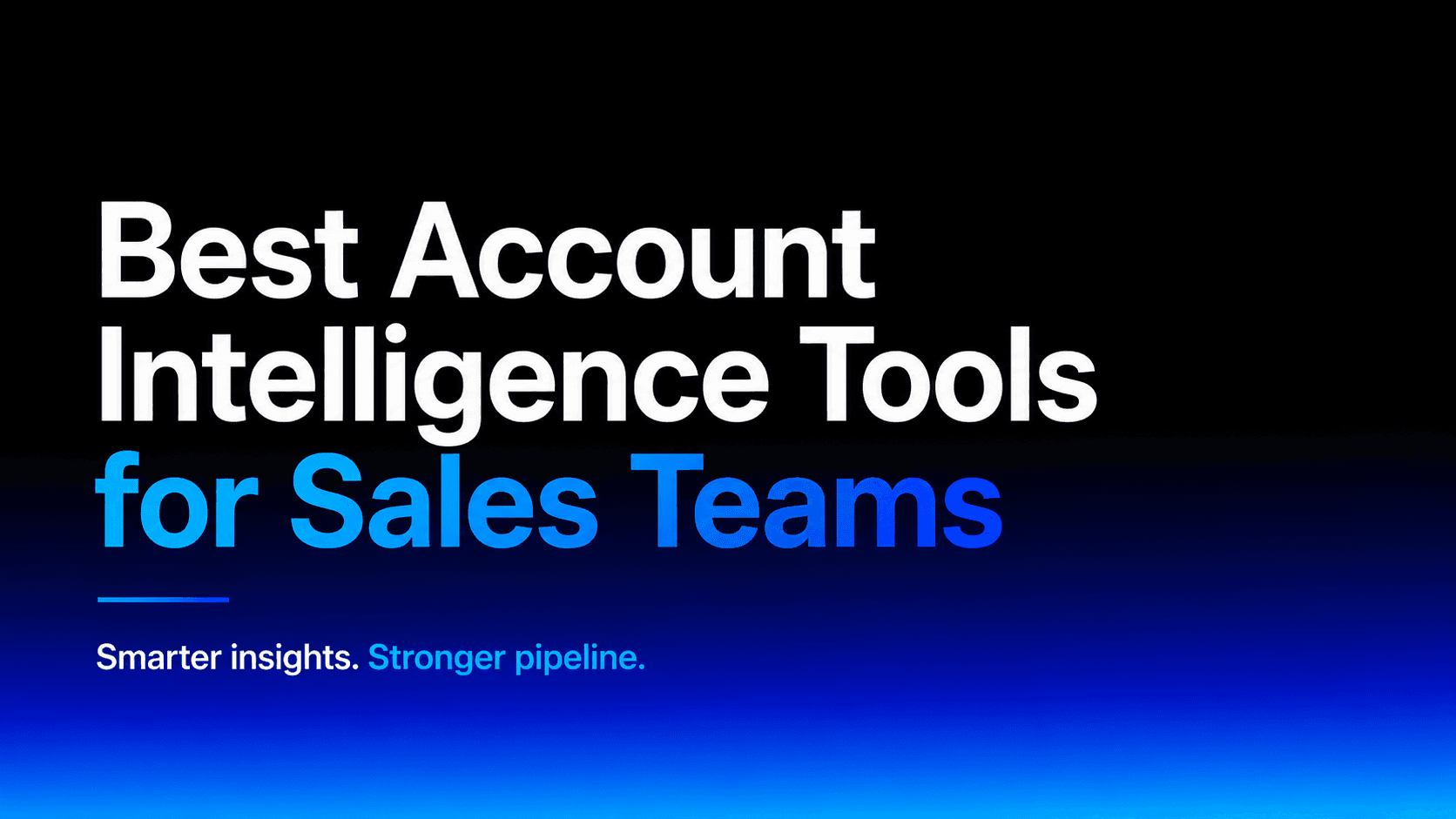 Account Intelligence